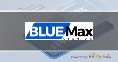 BlueMax Studios Agency logo