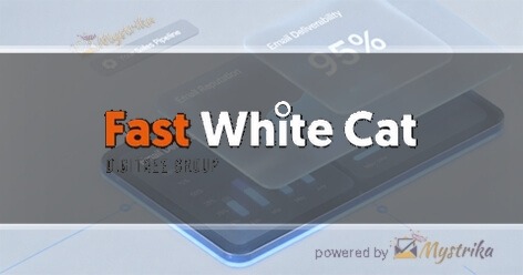 Fast White Cat