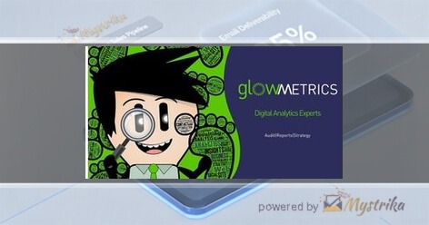 GlowMetrics Agency logo